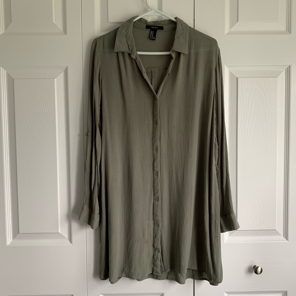 H&M GREEN DRESS - Picture 7 of 11